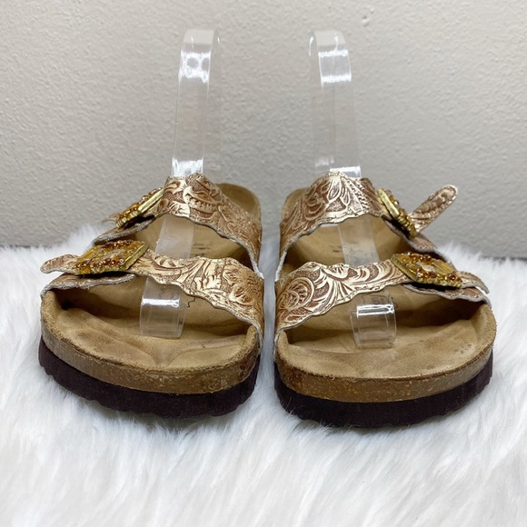Betula by Birkenstock Sandals Embossed Rhinestones - Picture 3 of 7